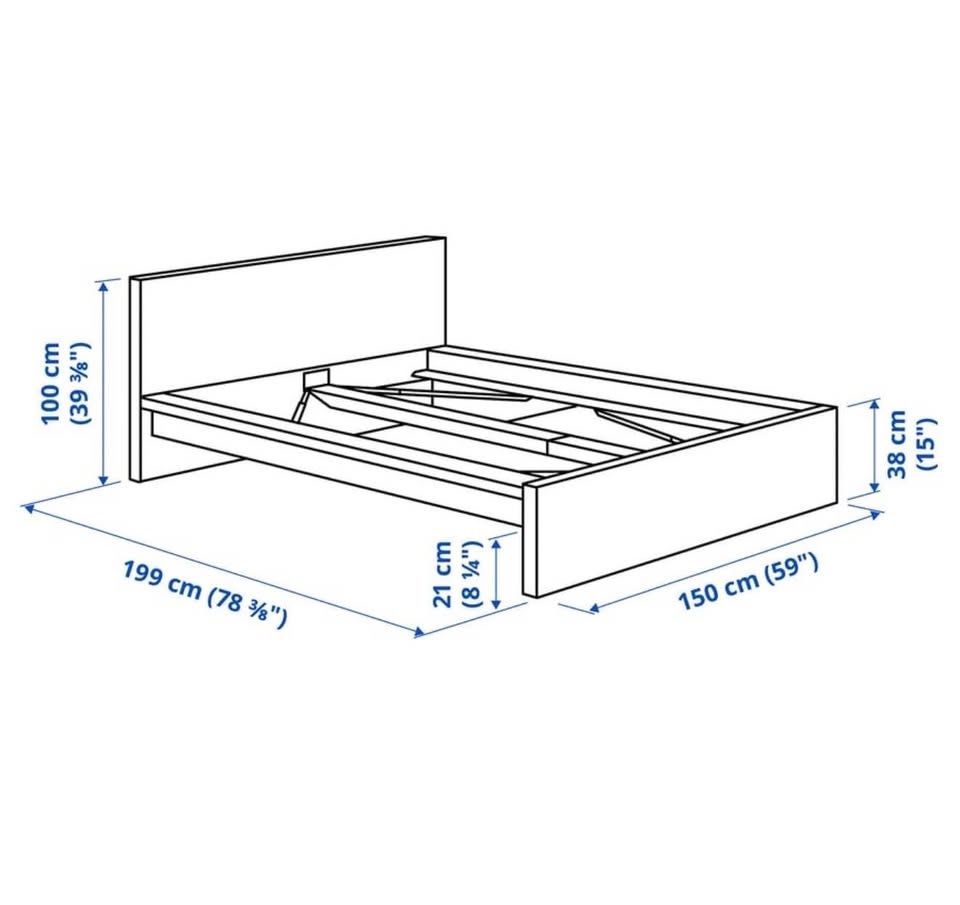 IKEA Malm Double Bed Frame - photo 3