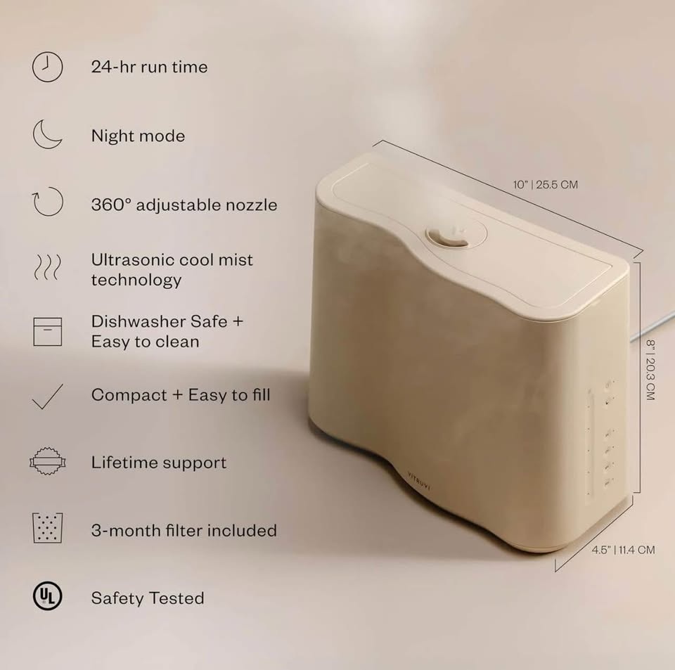 Vitruvi Cloud Humidifier – Excellent Condition + Box - photo 3
