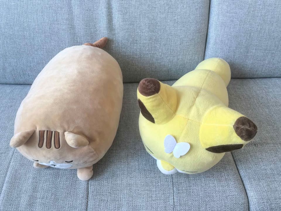 Stuffed Toys (Pikachu, long cat) - photo 2