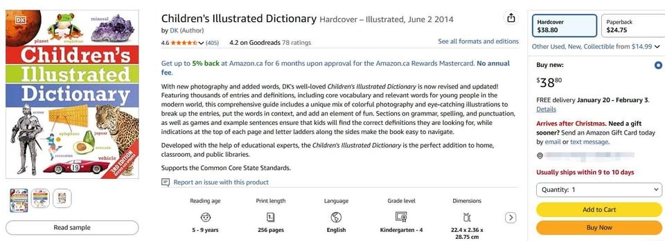 DK Children's Illustrated Dictionary - photo 2