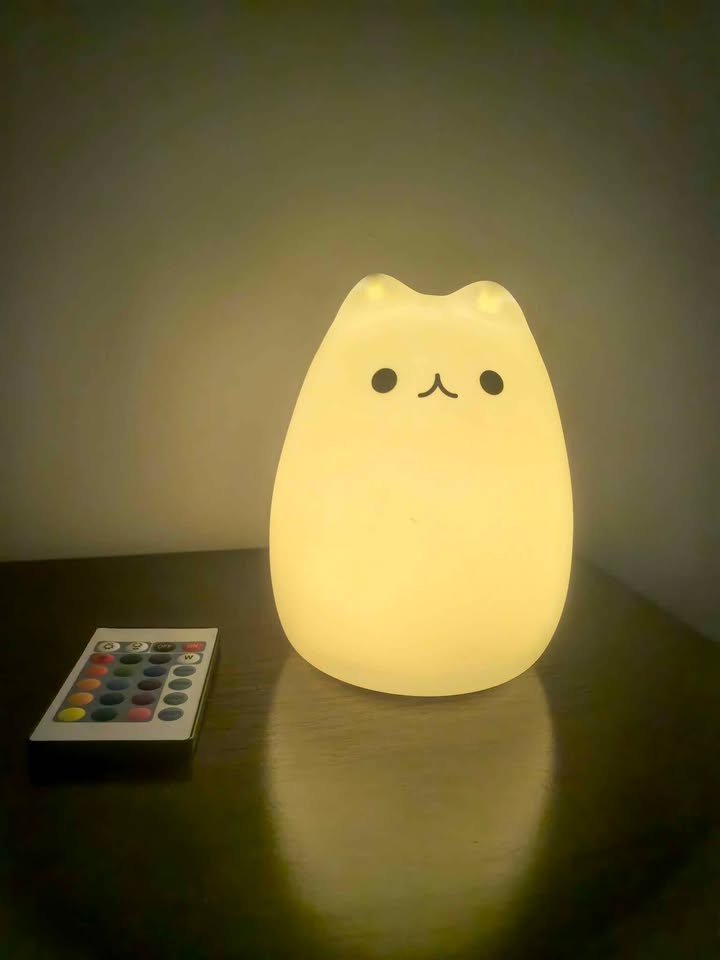 Remote control night light (adjustable color)