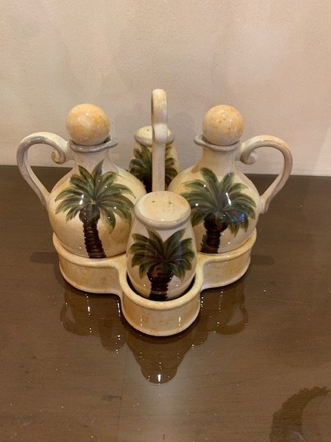 Salt Pepper Oil & Vinegar Tabletops Bellagio European Style - photo 2