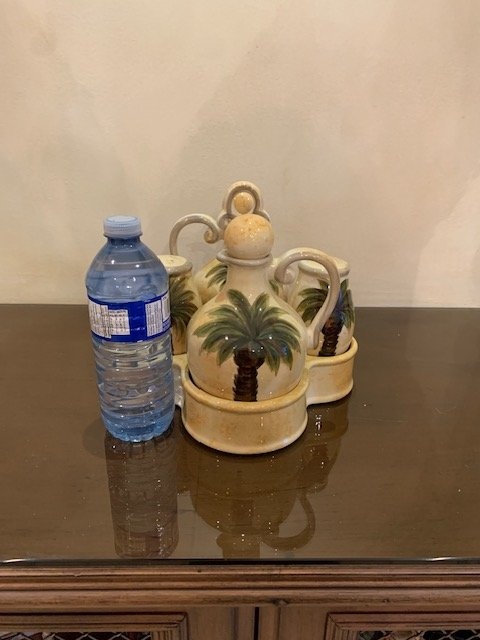Salt Pepper Oil & Vinegar Tabletops Bellagio European Style - photo 3