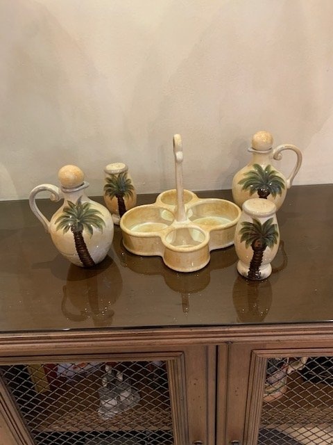 Salt Pepper Oil & Vinegar Tabletops Bellagio European Style - photo 4