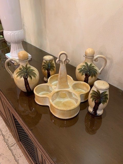 Salt Pepper Oil & Vinegar Tabletops Bellagio European Style - photo 5