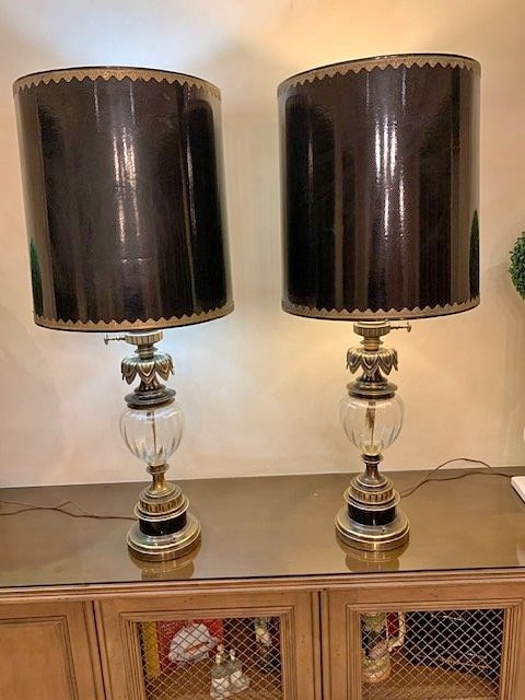 Table Lamps Vintage PAIR OF STIFFEL Hollywood Regency