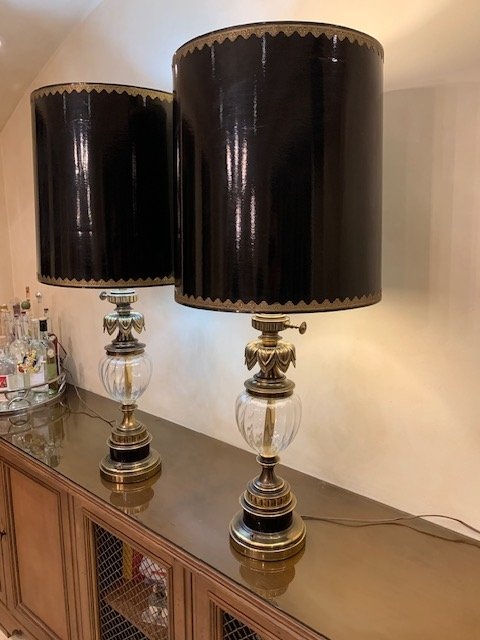Table Lamps Vintage PAIR OF STIFFEL Hollywood Regency - photo 2