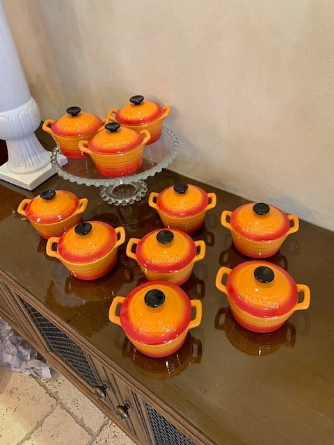 Mini Dutchoven Mini Cocotte Vintage Hearth Stoneware RARE 10 Pie