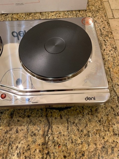 Burner Portable Triple Hot Plate /Burner 1800 Watts BNIB - photo 4