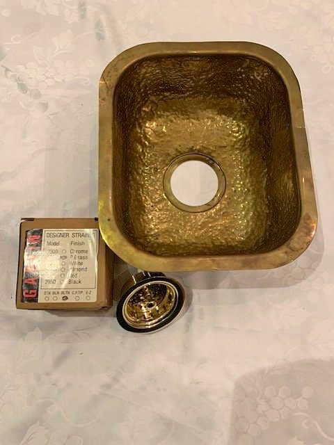 Sink Vintage  Nantucket Hand Hammered Brightwork
