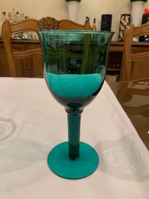Glasses Vintage Teal (5) Goblets - photo 4