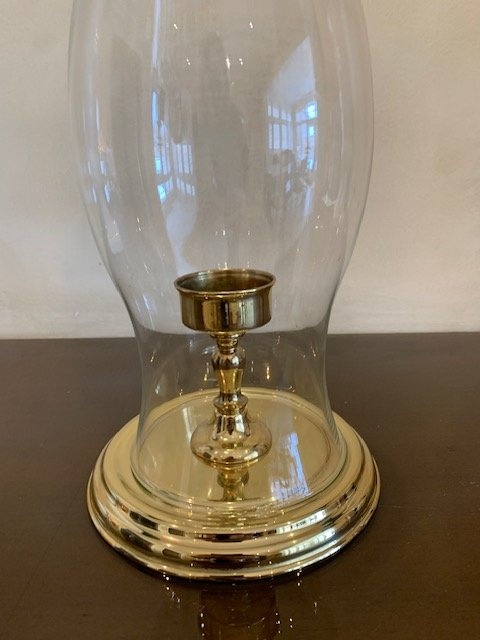 Hurricane Brass Holder Vintage By Copper Craft - photo 2