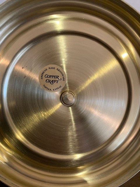 Hurricane Brass Holder Vintage By Copper Craft - photo 3