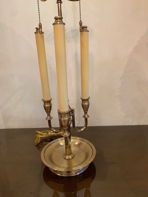 Table Lamp Brass Bouillotte Vintage STIFFEL - photo 2
