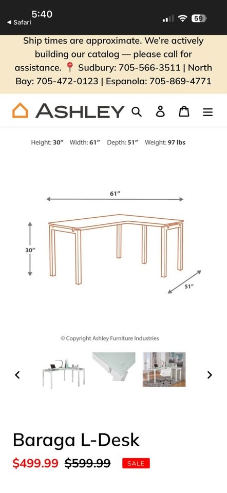 Office L-Desk - Baraga - photo 4