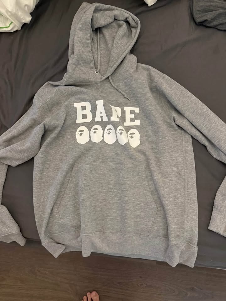BAPE 2XL Hoodie Grey - photo 2