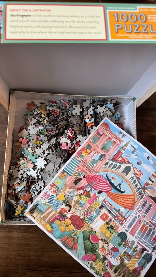 Venice Open Market - 1000 Piece Puzzle - eeboo - photo 3