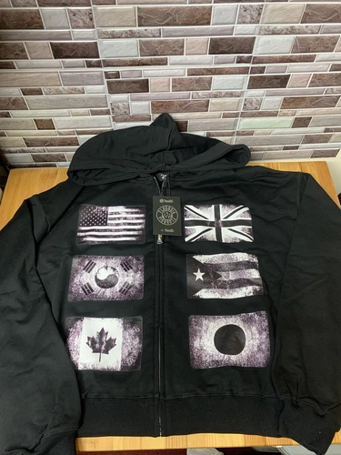 FLOOR 914 BLACK FLAG FORCE ZIP UP SIZE XL