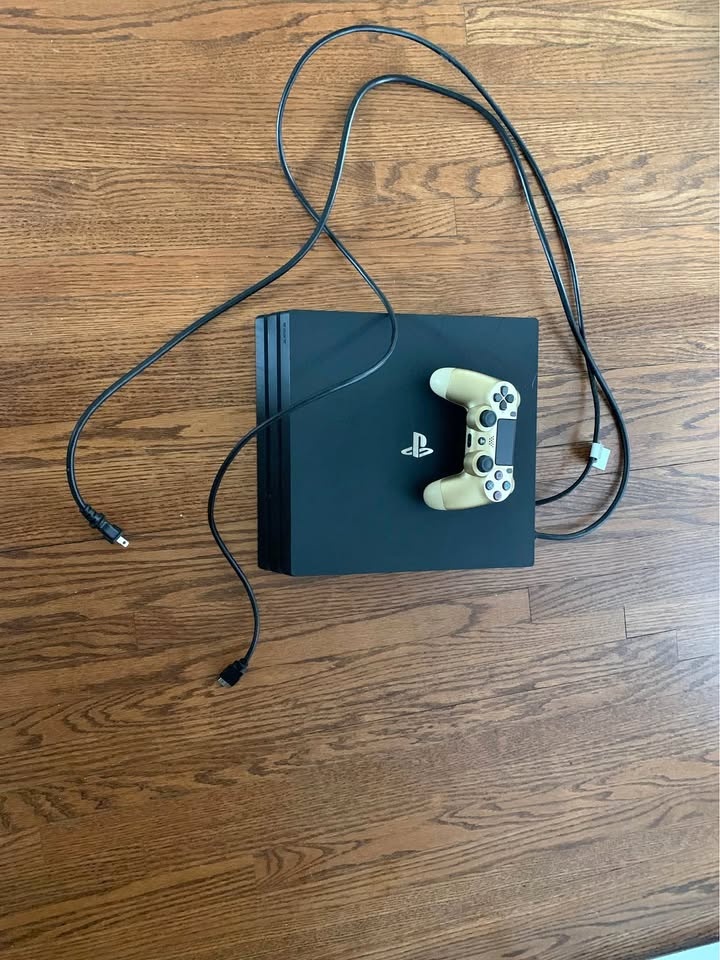 Mint condition PS4 Pro , includes all cables and one controller