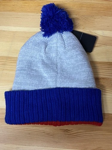NEW YORK GIANTS NFL ‘47 EMBROIDERED LOGO POM POM BEANIE NEW - photo 2