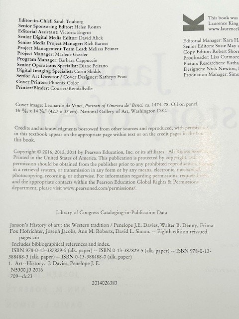 Janson's History of Art: Western Tradition 8th Ed. - photo 3