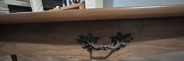 Wooden long coffee table - photo 5