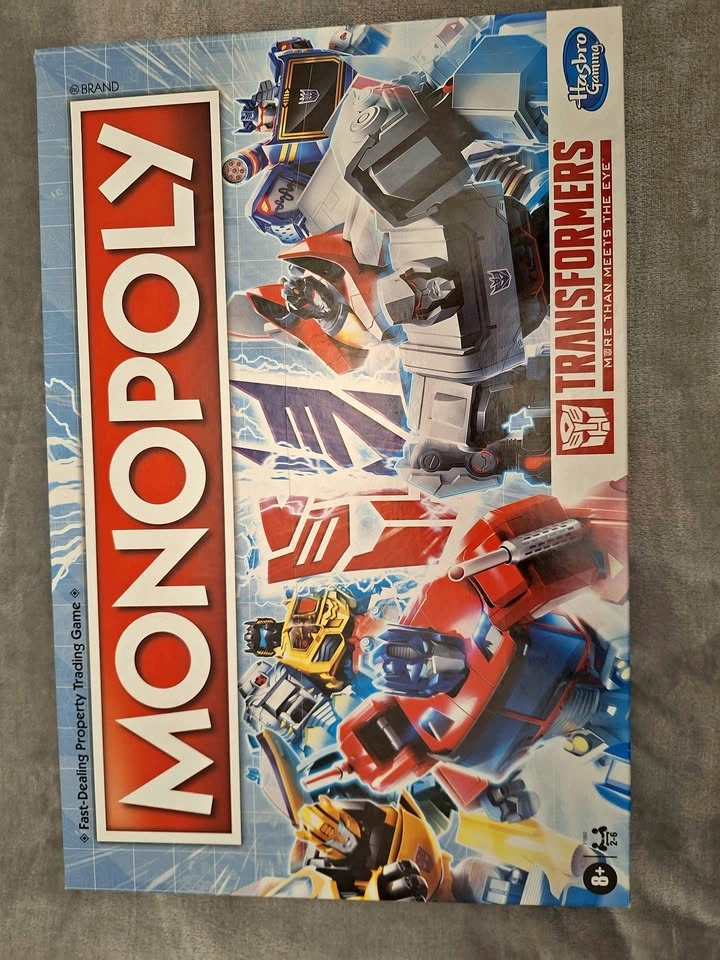 Transformers Monopoly Board Game