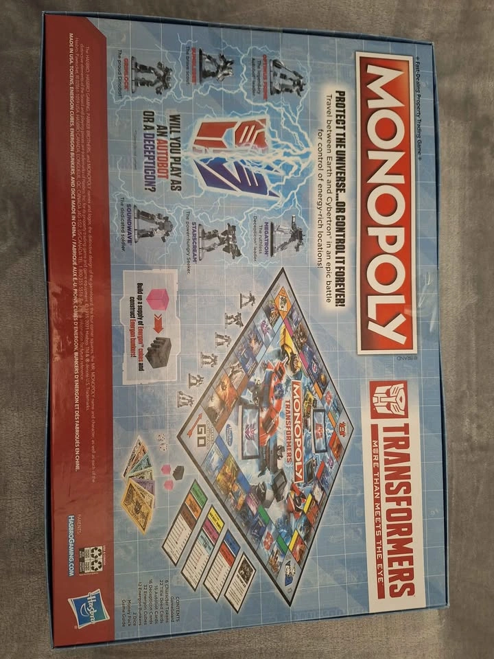 Transformers Monopoly Board Game - photo 2