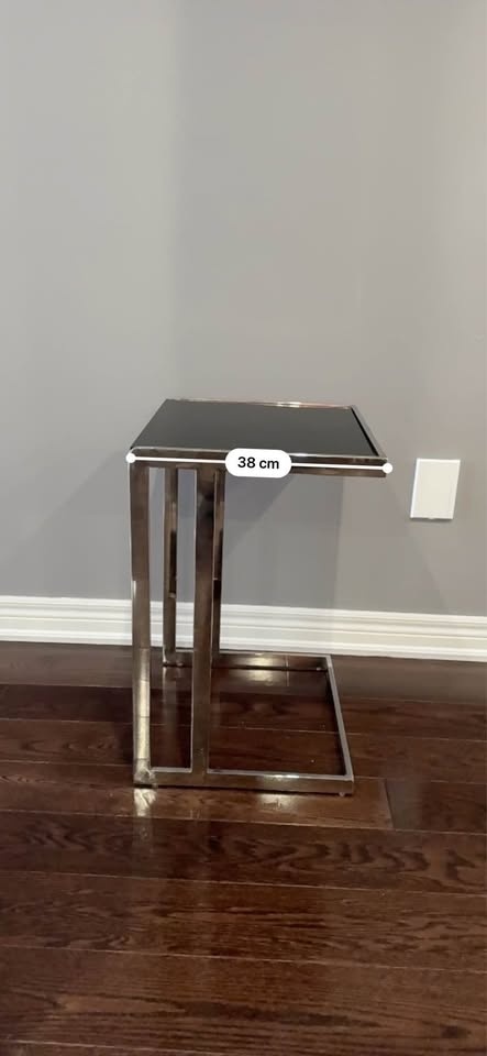 Sofa Side Glass Table *MARKHAM* - photo 2