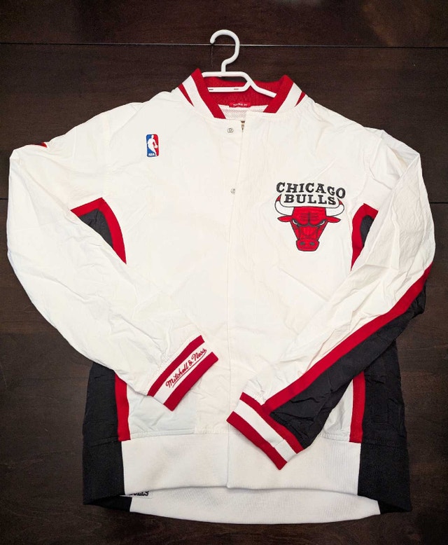 '96 Chicago Bulls Snap Warm-up Jacket (SZ M)