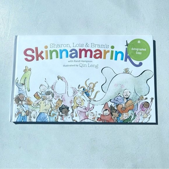 Autographed! Skinnamarink Sharon Lois and Bram book