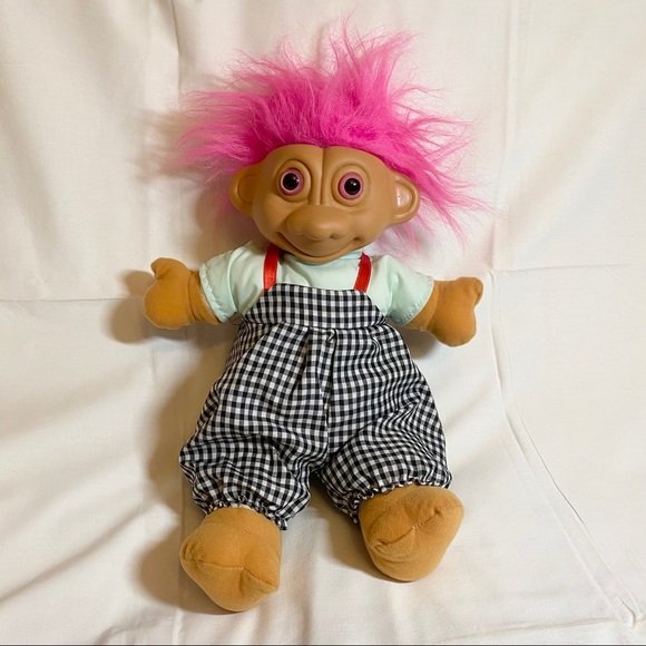 Vintage 90s Troll Large Plush Doll - photo 3