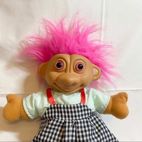 Vintage 90s Troll Large Plush Doll - photo 4
