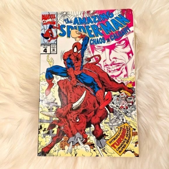 SpiderMan 1992 vintage Chaos in Calgary comic book