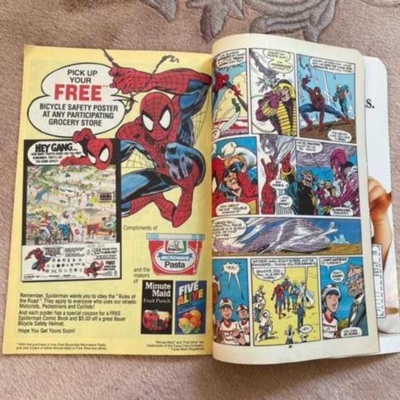 SpiderMan 1992 vintage Chaos in Calgary comic book - photo 3