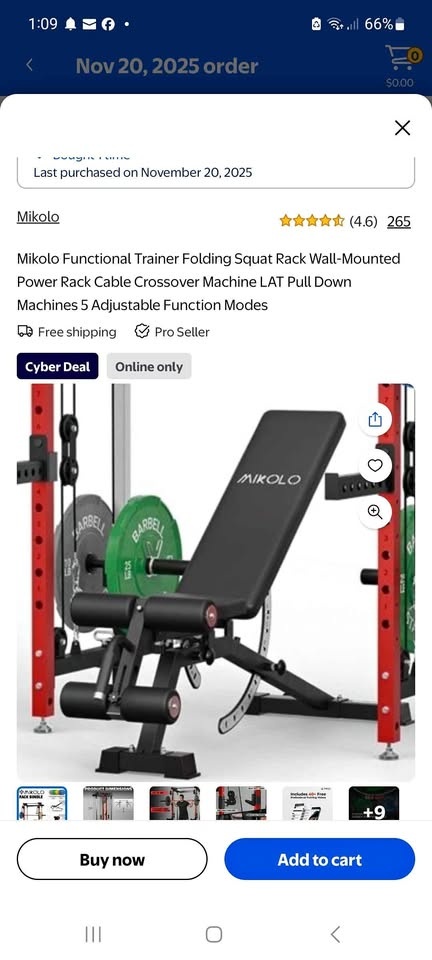 Mikolo professional level weight bench