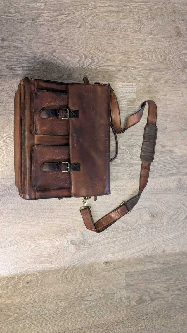 Leather Messenger Bag - photo 2