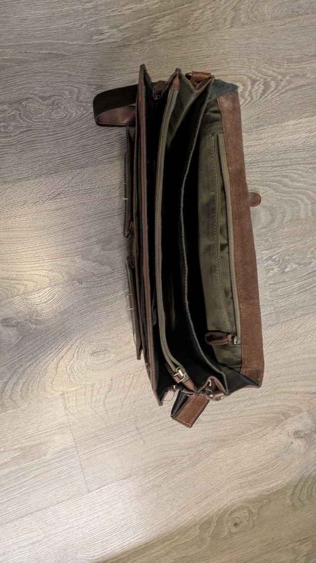 Leather Messenger Bag - photo 3