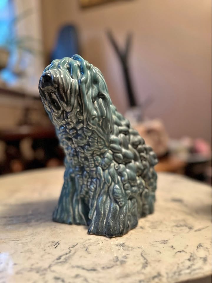 🧡 Adorable Vintage Beswick Shaggy Dog Figurine #4158