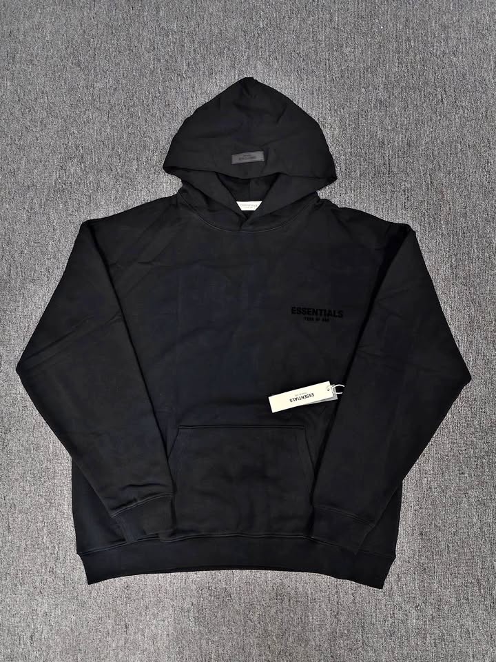 Black Essentials Fear of God Hoodie