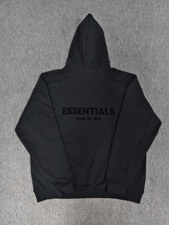 Black Essentials Fear of God Hoodie - photo 2