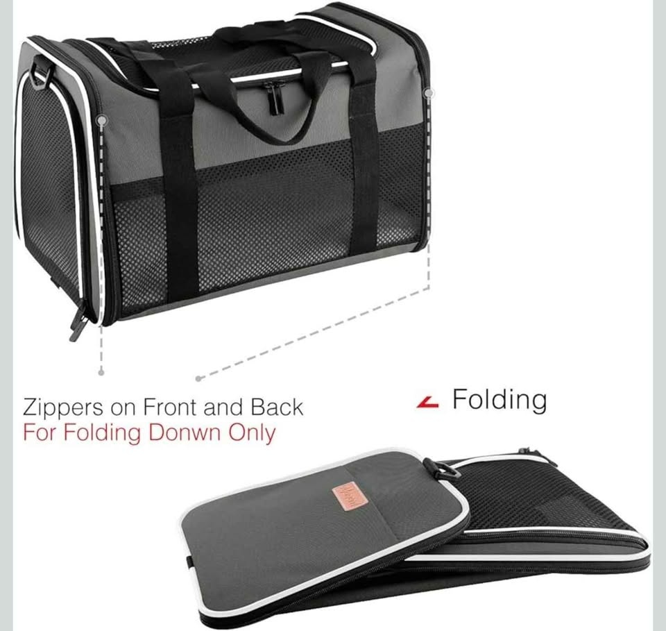 Medium brown pet carrier bag - photo 4