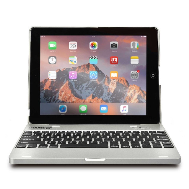 copper case,silver iPad Keyboard Case - photo 2