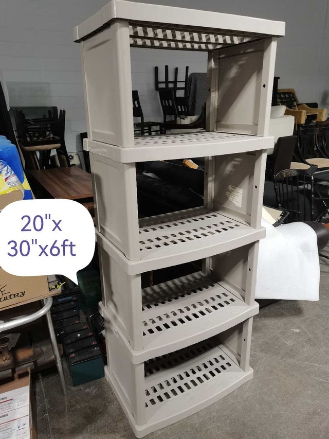 Plastic Shelf with side cover