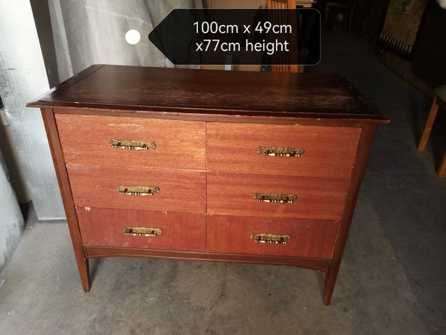 6-Drawer Dresser fits inside closet, 39"