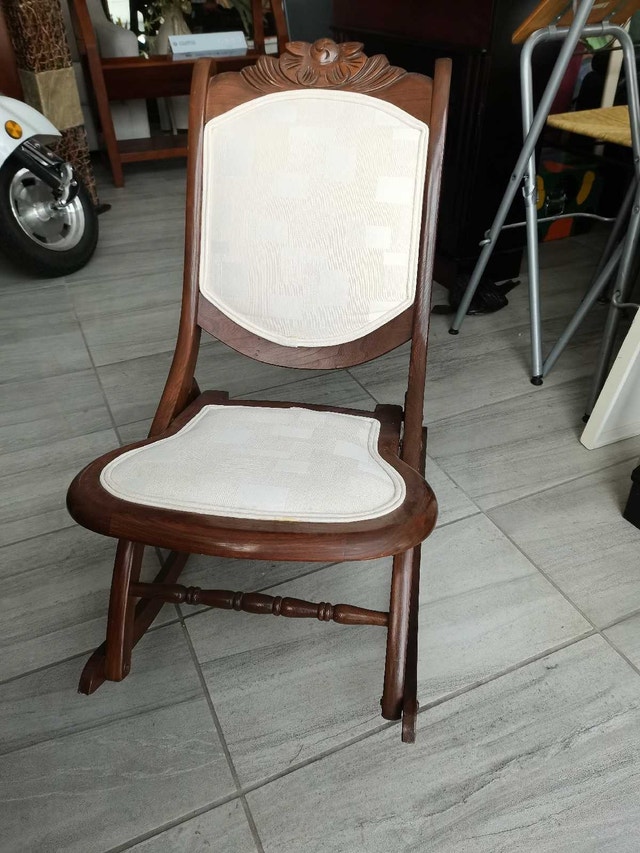 Rocking Chair kids folding antique - photo 3