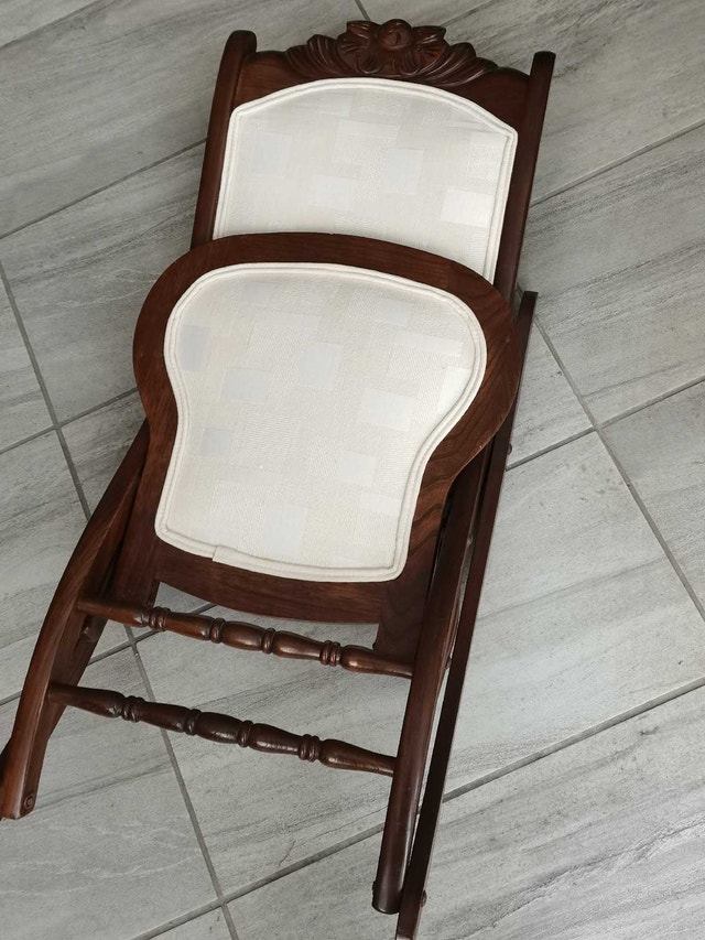 Rocking Chair kids folding antique - photo 4