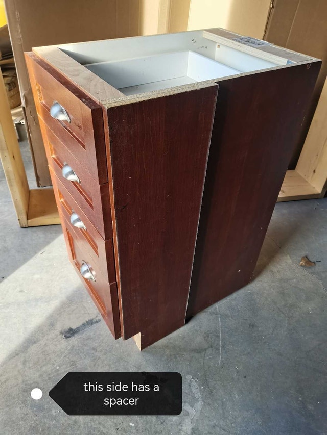Wood Vanity/ drawers cabinet - photo 2