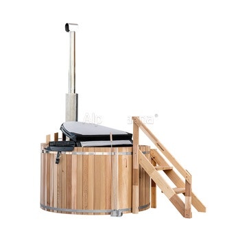 Brand new Red Cedar Canadian hot tub, firewood stove heat - photo 3