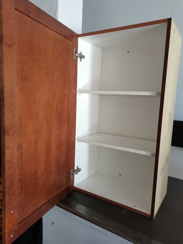 wall Cabinet dark mahogany 19.5"x35"x12" - photo 2